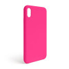 Чохол Full Silicone Case для Apple iPhone Xr shiny pink (38) (без логотипу)