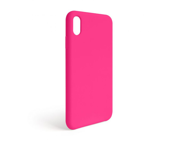 Чохол Full Silicone Case для Apple iPhone Xr shiny pink (38) (без логотипу)