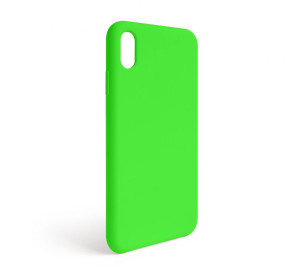 Чохол Full Silicone Case для Apple iPhone Xr shiny green (40) (без логотипу)