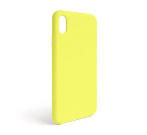 Чохол Full Silicone Case для Apple iPhone Xr flash lime (41) (без логотипу)
