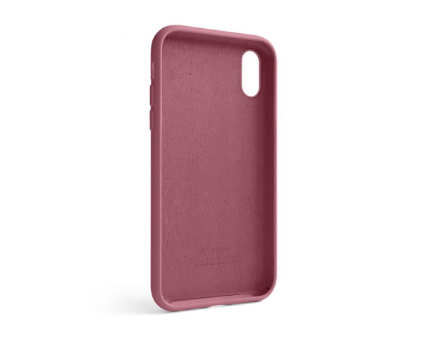 Чехол Full Silicone Case для Apple iPhone Xr maroon (42)