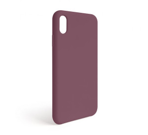 Чохол Full Silicone Case для Apple iPhone Xr maroon (42) (без логотипу)