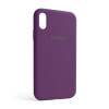 Чохол Full Silicone Case для Apple iPhone Xr grape (43)