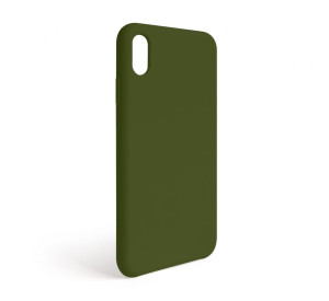 Чехол Full Silicone Case для Apple iPhone Xr army green (45) (без логотипа)