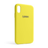 Чехол Full Silicone Case для Apple iPhone Xr canary yellow (50)