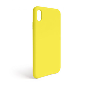 Чехол Full Silicone Case для Apple iPhone Xr canary yellow (50) (без логотипа)