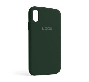 Чехол Full Silicone Case для Apple iPhone Xr atrovirens green (54)