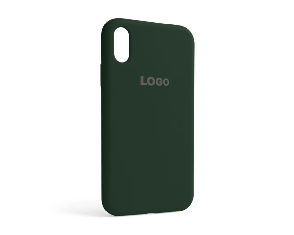 Чехол Full Silicone Case для Apple iPhone Xr atrovirens green (54)