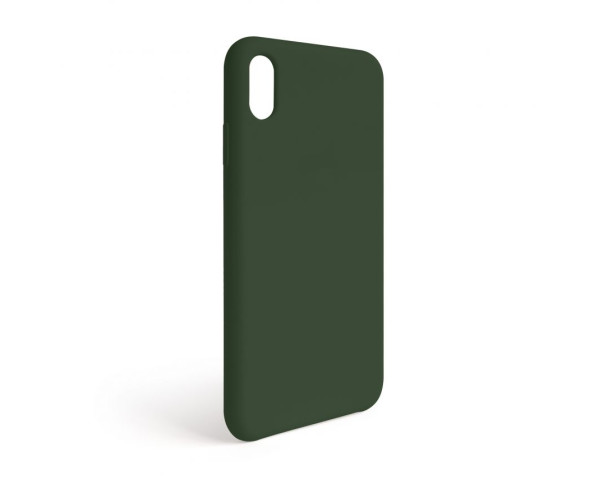 Чехол Full Silicone Case для Apple iPhone Xr atrovirens green (54) (без логотипа)