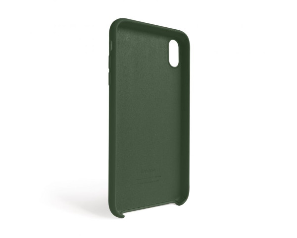 Чехол Full Silicone Case для Apple iPhone Xr atrovirens green (54) (без логотипа)