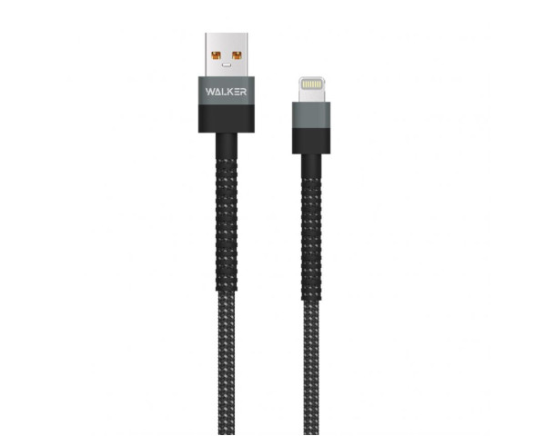 Кабель USB WALKER C700 Lightning black