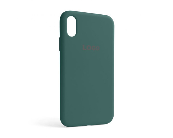 Чехол Full Silicone Case для Apple iPhone Xr pine green (55)