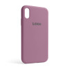 Чехол Full Silicone Case для Apple iPhone Xr blueberry (56)