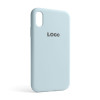 Чохол Full Silicone Case для Apple iPhone Xr sky blue (58)