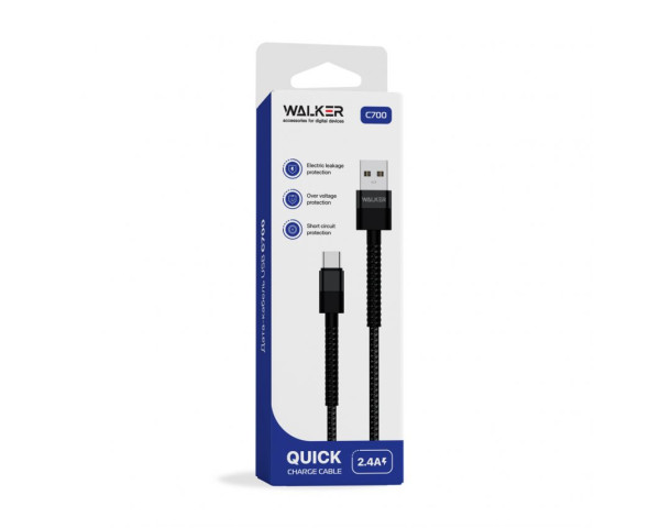 Кабель USB WALKER C700 Micro black