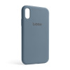 Чехол Full Silicone Case для Apple iPhone Xr sierra blue (62)