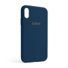 Чехол Full Silicone Case для Apple iPhone Xr blue horizon (65)