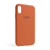 Чохол Full Silicone Case для Apple iPhone Xr new peach (66)