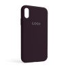 Чохол Full Silicone Case для Apple iPhone Xr elderberry (69)