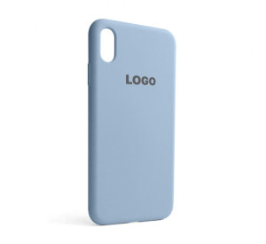 Чохол Full Silicone Case для Apple iPhone Xs Max light blue (05)