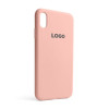 Чохол Full Silicone Case для Apple iPhone Xs Max light pink (12)