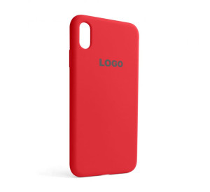 Чохол Full Silicone Case для Apple iPhone Xs Max red (14)