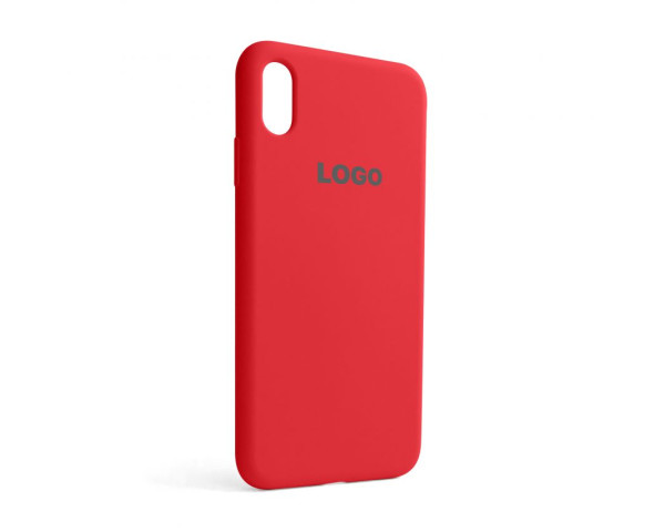 Чехол Full Silicone Case для Apple iPhone Xs Max red (14)
