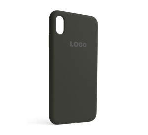 Чохол Full Silicone Case для Apple iPhone Xs Max dark olive (35)