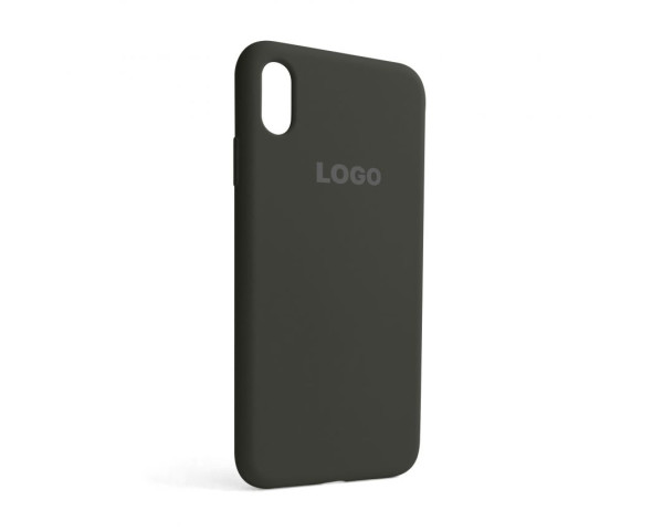 Чехол Full Silicone Case для Apple iPhone Xs Max dark olive (35)