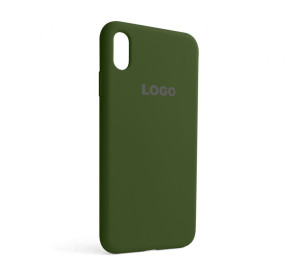 Чохол Full Silicone Case для Apple iPhone Xs Max army green (45)