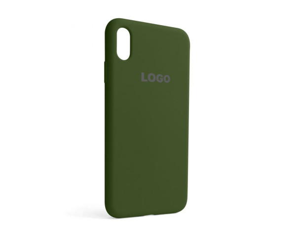 Чохол Full Silicone Case для Apple iPhone Xs Max army green (45)