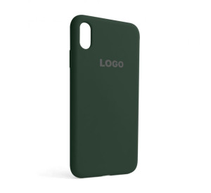 Чохол Full Silicone Case для Apple iPhone Xs Max atrovirens green (54)