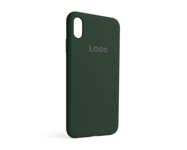 Чохол Full Silicone Case для Apple iPhone Xs Max atrovirens green (54)