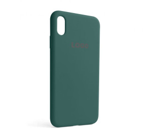 Чохол Full Silicone Case для Apple iPhone Xs Max pine green (55)