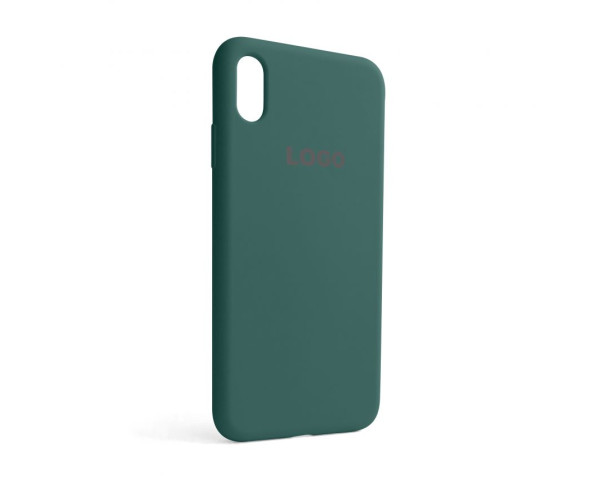 Чехол Full Silicone Case для Apple iPhone Xs Max pine green (55)