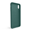 Чехол Full Silicone Case для Apple iPhone Xs Max pine green (55)