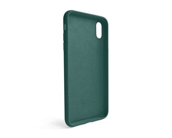 Чехол Full Silicone Case для Apple iPhone Xs Max pine green (55)