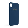 Чехол Full Silicone Case для Apple iPhone Xs Max deep navy (68)