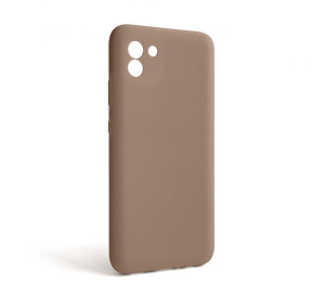 Чохол Full Silicone Case для Samsung Galaxy A03/A035 (2021) nude (19) (без логотипу)