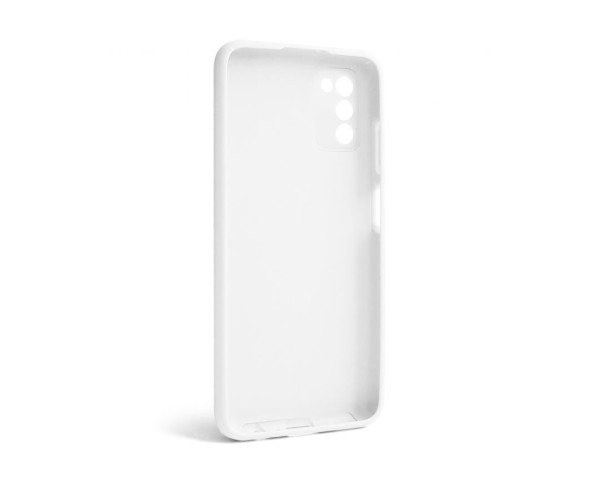 Чехол Full Silicone Case для Samsung Galaxy A03s/A037 (2021) white (09) (без логотипа)