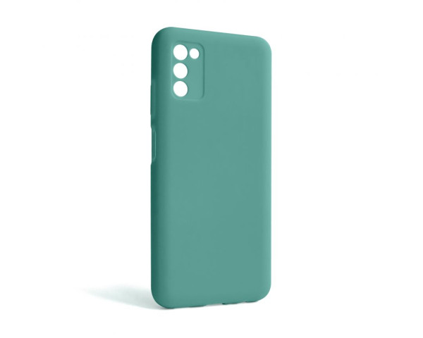Чохол Full Silicone Case для Samsung Galaxy A03s/A037 (2021) turquoise (17) (без логотипу)