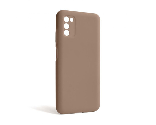 Чехол Full Silicone Case для Samsung Galaxy A03s/A037 (2021) nude (19) (без логотипа)