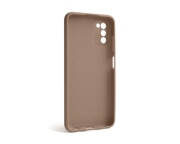 Чехол Full Silicone Case для Samsung Galaxy A03s/A037 (2021) nude (19) (без логотипа)