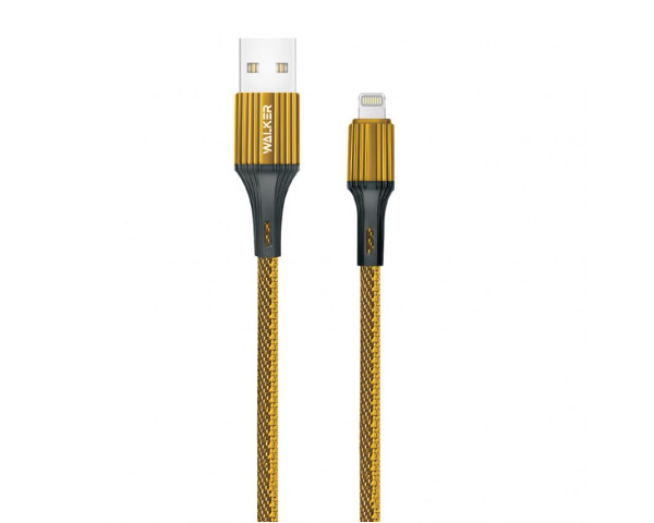 Кабель USB WALKER C705 Lightning gold