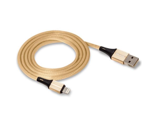 Кабель USB WALKER C705 Lightning gold
