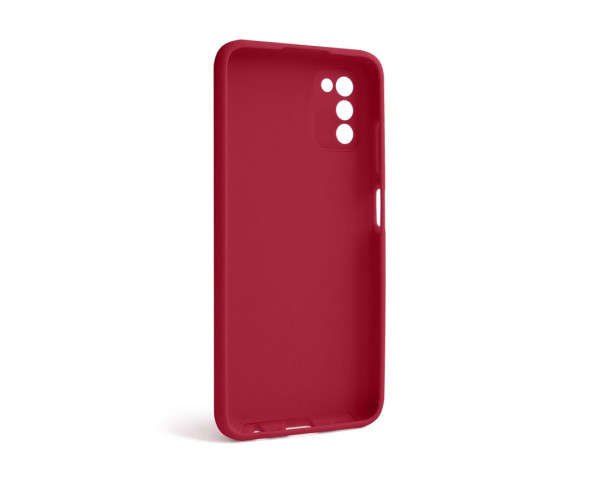 Чохол Full Silicone Case для Samsung Galaxy A03s/A037 (2021) fluorescent rose (37) (без логотипу)
