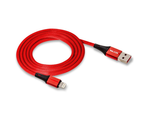 Кабель USB WALKER C705 Lightning red
