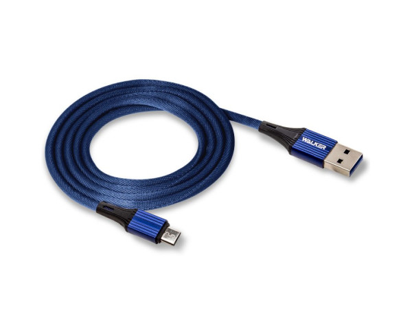 Кабель USB WALKER C705 Micro dark blue