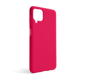 Чохол Full Silicone Case для Samsung Galaxy A12/A125 (2020), А12/А127 (2021) fluorescent rose (37) (без логотипу)
