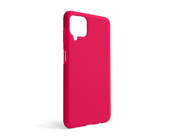 Чохол Full Silicone Case для Samsung Galaxy A12/A125 (2020), А12/А127 (2021) fluorescent rose (37) (без логотипу)